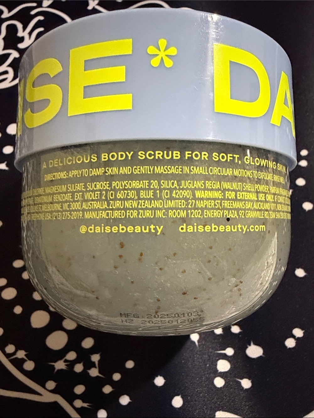 Coconut Glow Exfoliating Body Scrub — Blue - Picture 7 of 8